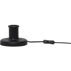 Star - Lampada da tavolo nera modello JOJO E27 en oferta