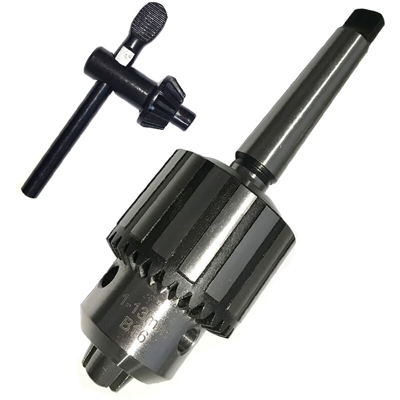 Mandrino per trapano da 5 / 64-1 / 2 pollici 0,5-13 mm Mandrino per trapano mini tornio MT2 con chiave