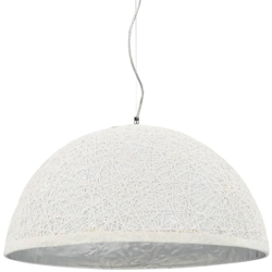 Lampadario da Soffitto Bianco e Argento ?50 cm E27 - Multicolore - Youthup precio