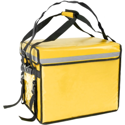 CityBAG - Borsa isotermica 44 x 39 x 34 cm gialla per la consegna di ordini alimentari da moto e bicicletta