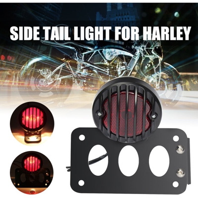 Staffa luci posteriori targa pr Harley Sportster Chopper Bobber