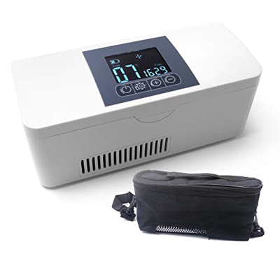 Frigorifero Portatile per Insulina, RBAYSALE Frigorifero per farmaci Frigo Elettrico portatile Mini Termostato Interferone Insulina Drug Car o Home Tr