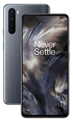 OnePlus NORD (5G) Smartphone Onyx Grey | 6.44” Fluid AMOLED Display 90Hz |8GB RAM + 128GB Storage | Quad Camera| Warp Charge 30T | Dual Sim | 5G |2 Ye