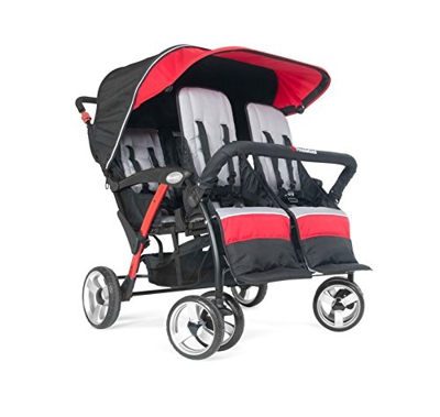 Foundations Passeggino QUAD SPORT 4 posti Rosso