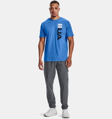 Maglia a manica corta UA Boxed Wordmark da uomo