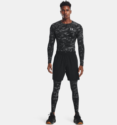 Maglia a manica lunga HeatGear® Armour Camo da uomo en oferta