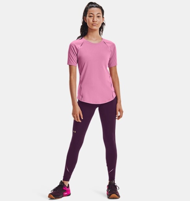 Maglia a manica corta UA RUSH da donna
