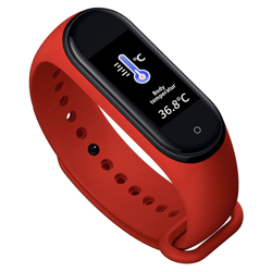 Braccialetto di misurazione della temperatura intelligente MT10 schermo a colori IPS da 0,96 pollici sensore di temperatura integrato IP67 en oferta