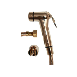 Kit Doccia A Pulsante Evolution Con Tubo Lusso Oro 24 K - Go Plast en oferta