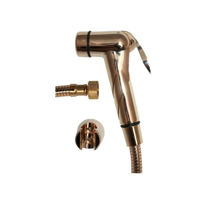 Kit Doccia A Pulsante Evolution Con Tubo Lusso Oro 24 K - Go Plast