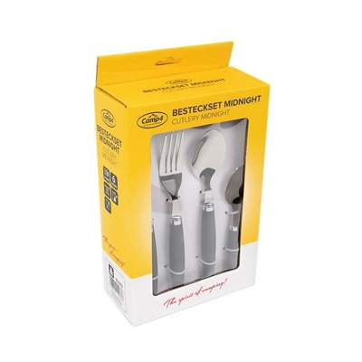 SET DI POSATE CAMP4 24 PEZZI PER 6 PERSONE CASA CAMPER E CAMPEGGIO - Reimo