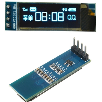 Modulo display LED LCD OLED bianco da 0,91 pollici I2C IIC seriale 128X32 per Arduino TE667