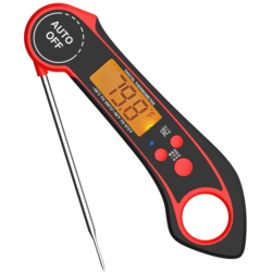 Termometro per alimenti rosso Termometro per barbecue Misurazione rapida della temperatura Display digitale a grande schermo A-002 precio