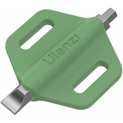 Hexagonal Two-in-One Small Wrench Macchina Fotografica Doppia Testa Portatile Cacciavite Strumento Verde - Ulanzi en oferta