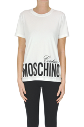 Printed cotton t-shirt en oferta