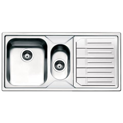 Lavello LPE102D 2 Vasche Dimensioni 34 x 40 cm Colore Inox Serie Aurora en oferta
