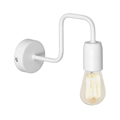 Homemania - Lampada a Parete Scorpius White - Applique - Bianco in Metallo, 24 x 8 x 17 cm, 1 x E27, 60W
