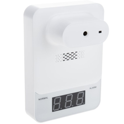 BeMatik - Termometro digitale da parete a infrarossi senza contatto per la misurazione della temperatura corporea con indicatore luminoso en oferta