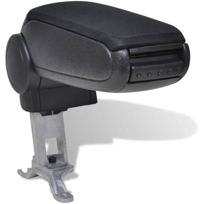 Bracciolo Auto per Audi A4 B6 B7 - Nero - Youthup