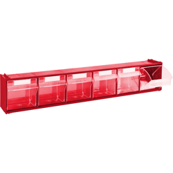 Cassettiera MADIA 2 - 6 cassetti - Rosso - Mobil Plastic características