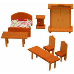 Puppenmöbel Set 1 Schlafzimmer características