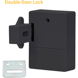 Smart Sensor Lock Cabinet Adesivo Cassetto Coperchio della serratura Scarpiera Cabinet Bagno Induttivo Serratura digitale per doppia porta aperta T3 características
