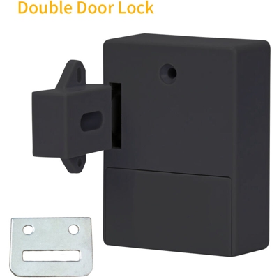 Smart Sensor Lock Cabinet Adesivo Cassetto Coperchio della serratura Scarpiera Cabinet Bagno Induttivo Serratura digitale per doppia porta aperta T3