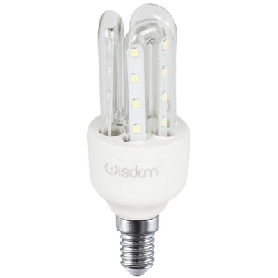 Wisdom - Lampadina led SMD a spiga di grano E14 5w 6000K