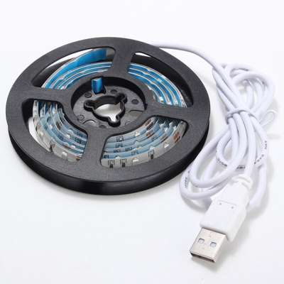 Luci di striscia LED USB 1M SMD 3528 Sfondo TV non impermeabile per le vacanze