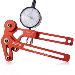 ZTTO Misuratore di tensione per raggi per bicicletta Set di ruote per misuratore di tensione di correzione Orologio meccanico rosso precio