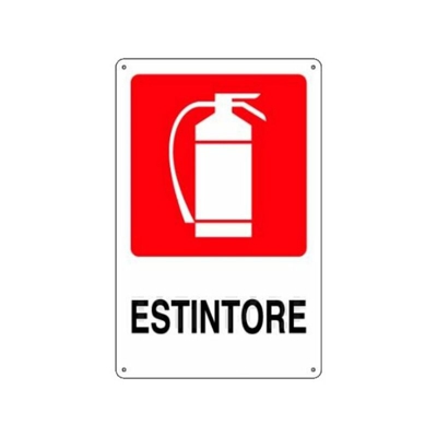 Cartello Polionda Estintore Cm.60X40