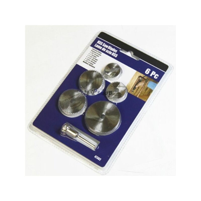 Tp - Set Accesori 5 Dischi Hss Dentati Per Mini Trapano Dremel 2000 Rpm Per Legno