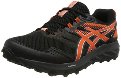 ASICS Gel-Sonoma 6 GTX, Scarpe da Corsa Uomo, Black/Marigold Orange, 42.5 EU