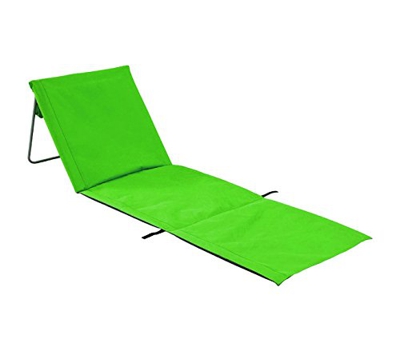 MEDIA WAVE store Stuoia Prendisole con Cuscino Verde 334836 ONSHORE richiudibile 135 x 55 x 41cm