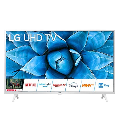 LG 49UN73906LE.AEUD Smart TV LED Ultra HD 4K IPS 49”, Processore Quad Core 4K, Wi-Fi, AI ThinQ, HDR 10 Pro, Google Assistant e Alexa Integrati - TV 4K