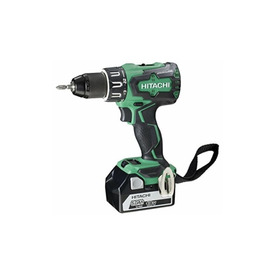 Hitachi Trapano avvitatore 18 V con potente motore brushless 70 Nm e batteria litio 5 Ah
