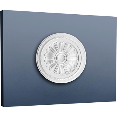 Rosone soffitto parete in poliuretano R14 LUXXUS decorazione per interni d 33 cm - Orac
