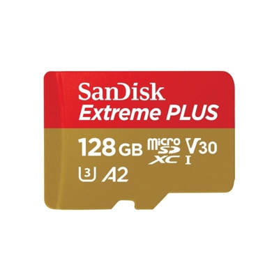 128GB Extreme Plus microSDXC memoria flash Classe 10 - Sandisk