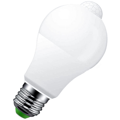 LEDLUX LC27A609SEN Lampada A Led E27 Con Sensore Movimento Infrarossi 9W 720 Lumen A60 6500K