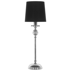 Beliani - Lampada da tavolo nera KUBENA en oferta