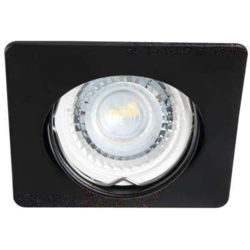 Kanlux - faretto incasso nesta 1 luce CE alluminio interno nero orientabile quadrato kan 26750 en oferta