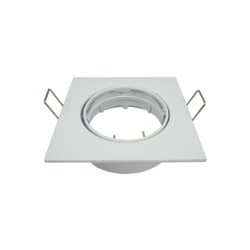 Supporto per faretto LED quadrato orientabile bianco D82 características