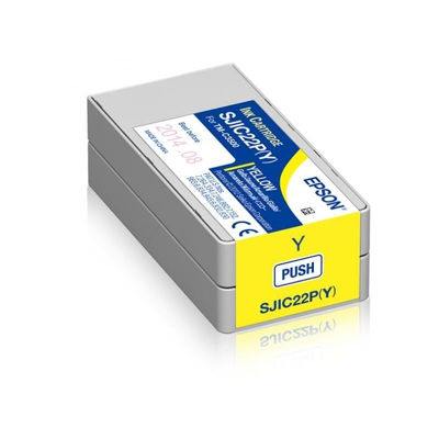 SJIC22P(Y): Ink cartridge for ColorWorks C3500 (yellow) - Epson