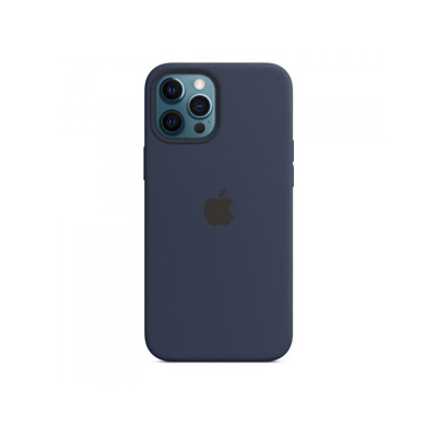 Custodia MagSafe in silicone per iPhone 12 Pro Max - Deep Navy - Apple