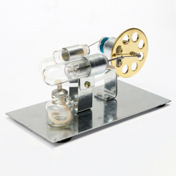 Mini modello di motore Sterling Stirling esperimento di fisica giocattolo a vapore in miniatura en oferta