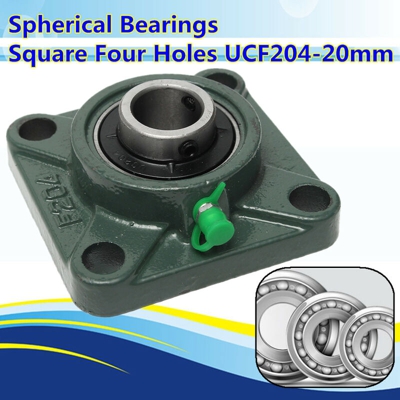 Cuscinetti a sfera sferici quadrati a quattro fori UCF204-20mm