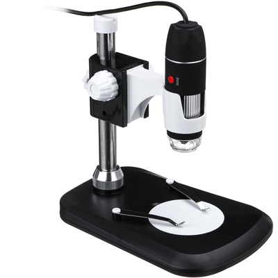 Microscopio digitale USB 1600X 8 LED per telefoni Android Windows 7 8 10 Vista XP 2000
