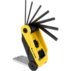 West Biking - Strumento di riparazione della bicicletta Chiave multifunzione Spudger per pneumatici Apribottiglie Strumento esagonale Nero Giallo en oferta