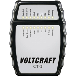 Tester cavi VOLTCRAFT CT-3 Adatto per Cavo HDMI tipo A, HDMI 1,0, 1,1, 1,2, 1,2a, 1,3a/b/c, 1,4/a precio