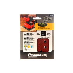 FOGLI Assortiti per Levigatrice 114x114 mm - 80/120/180 Grana X31108-XJ - Black&decker precio